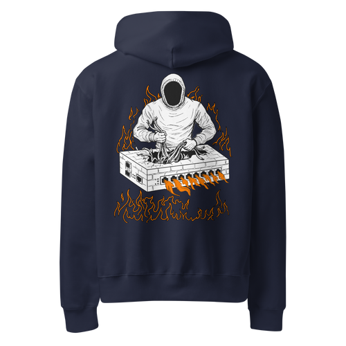 Burning Firewall Oversized Heavyweight Hoodie