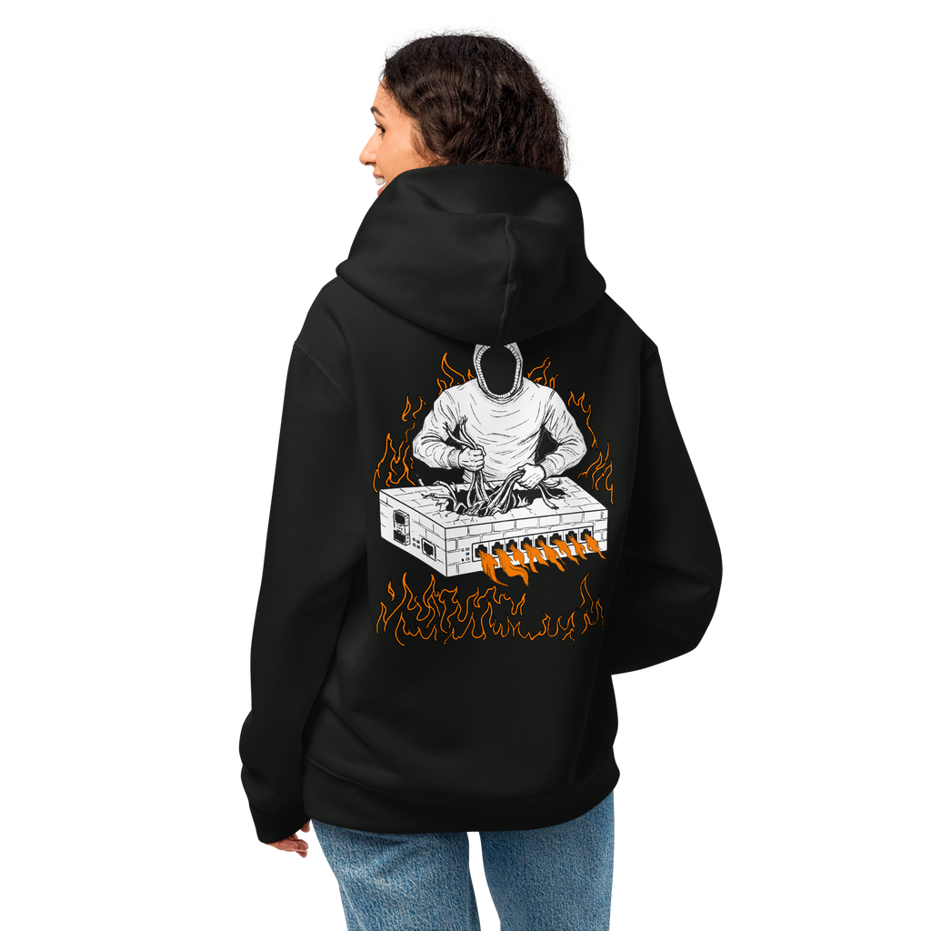 Burning Firewall Oversized Heavyweight Hoodie